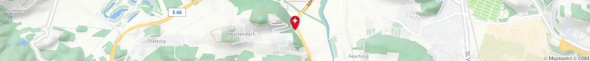 Kartendarstellung des Standorts für Lendorf-Apotheke in 9020 Klagenfurt